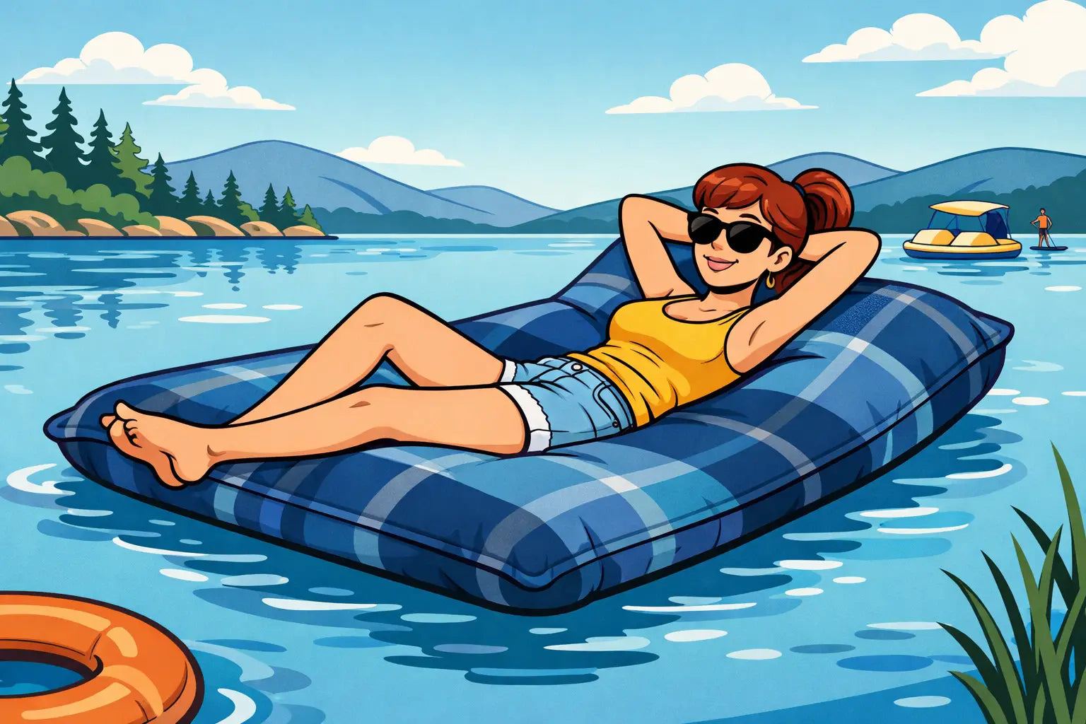 Review assise flottante pour lac - avis utile