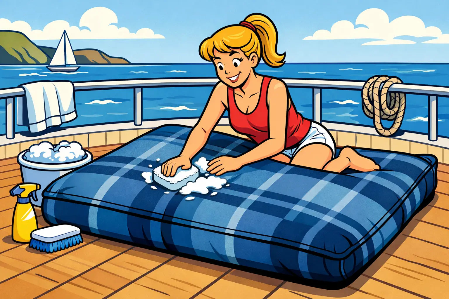 Comment nettoyer un bean bag nautique sans l’abîmer