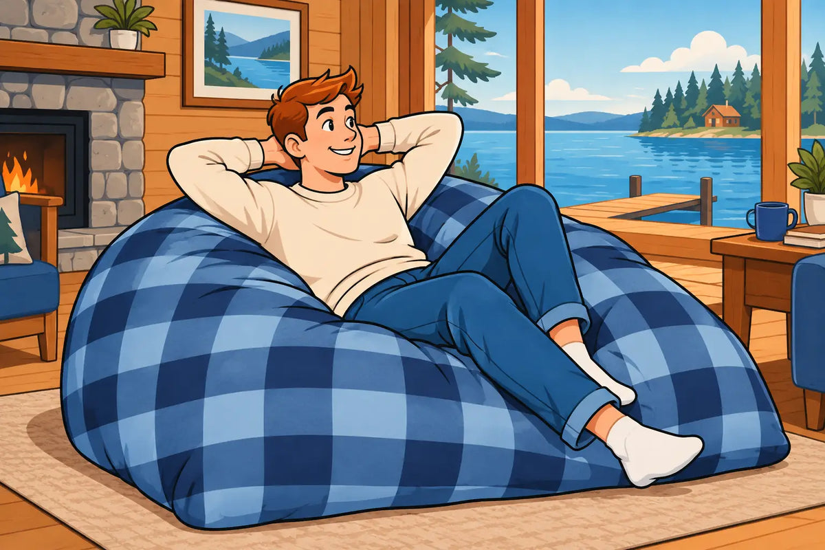 Évaluation pouf flottant pour le chalet