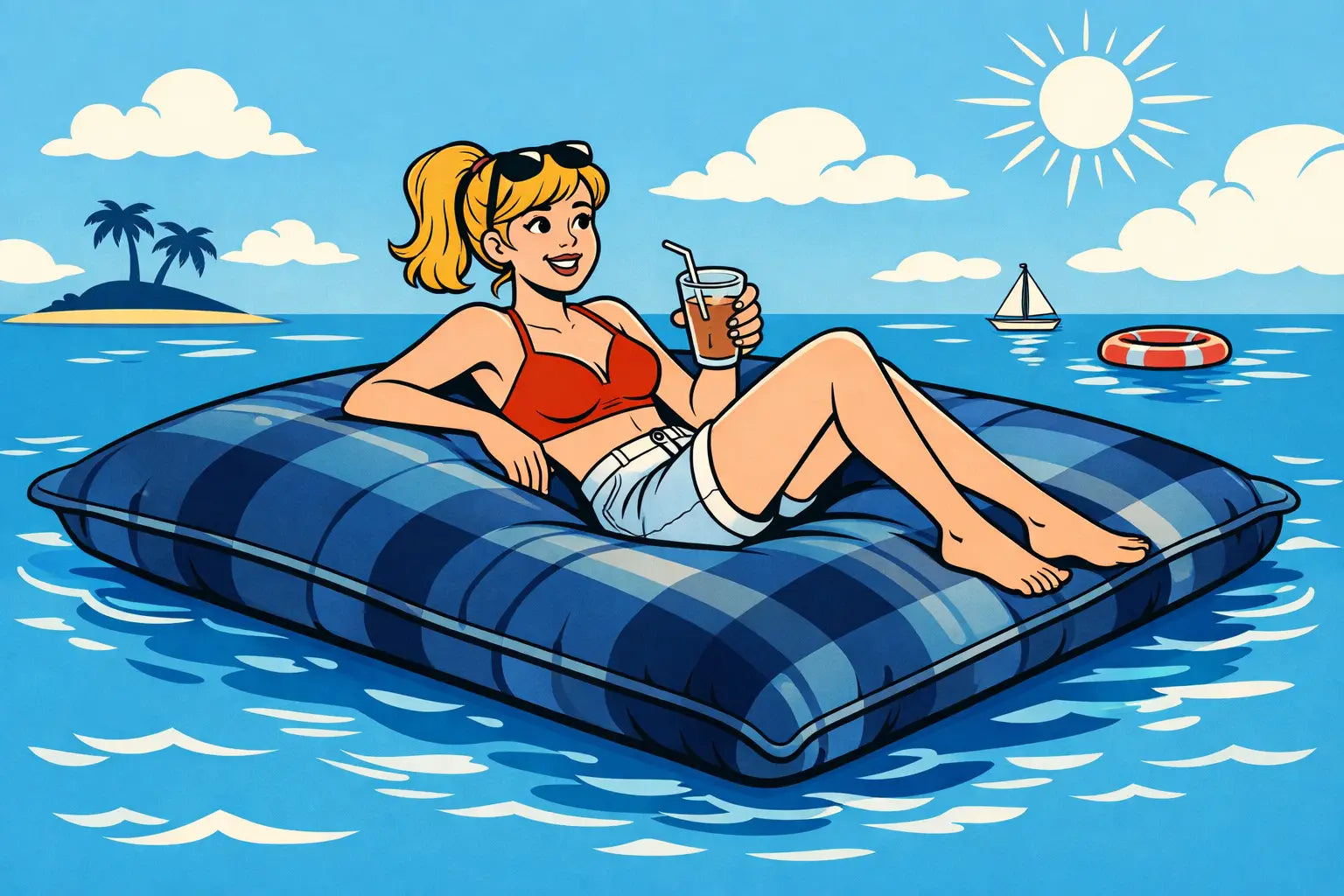 Un bean bag flotte-t-il vraiment ?